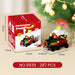 Christmas train locomotive micro block set, 287 pieces, with box
