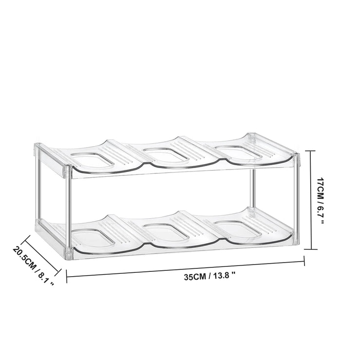 Multilayer Water Bottle Organizer For Stanley Tumbler Organizer Cabinet Stackable Wine Rack Beverage Thermos Storage shelf