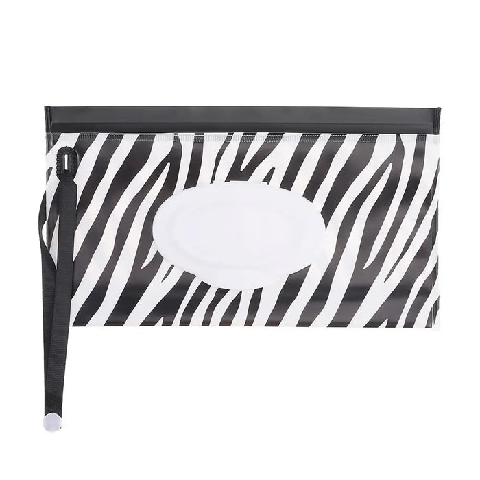 EVA Baby Wet Wipe Pouch Portable Wipes Holder Case Flip Cover Snap-Strap Reusable Refillable Cosmetic Pouch Useful Tissue Box