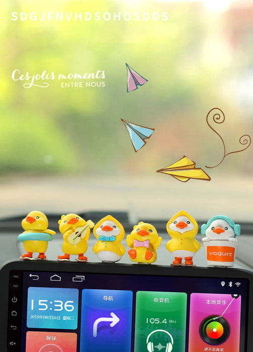 Little Yellow Swinging Duck for Car Interior Decoration