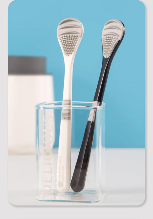 Tongue Cleaner Brush Reusable Oral Cleaning Scraper Oral Breath Multicolor Brush Care Tool Tongue Bad Hygiene Care Removal