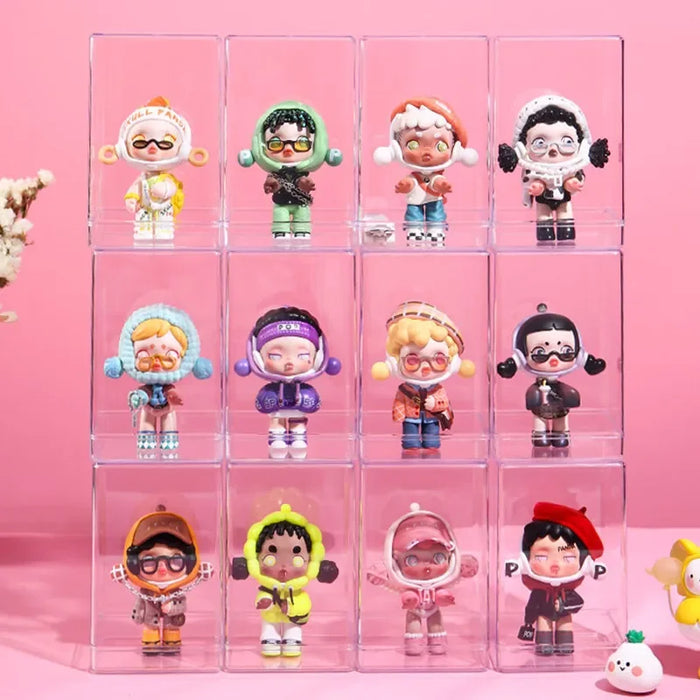Acrylic Mystery Box Storage Display Frame Single Transparent Box Display Stand Case Dust Proof Toys Collectible Artcrafts Boxes