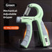 Adjustable hand grip strengthener: Green