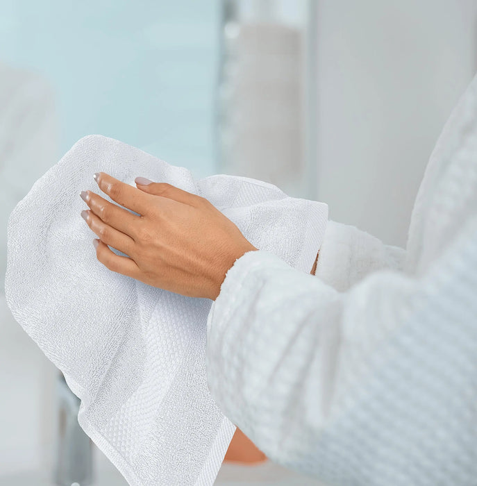 Luxurious Egyptian Cotton Hand Towels, Highly Absorbent, Face Towel Collection, Highly Absorbent, Hotel Spa, 13x29 Inch