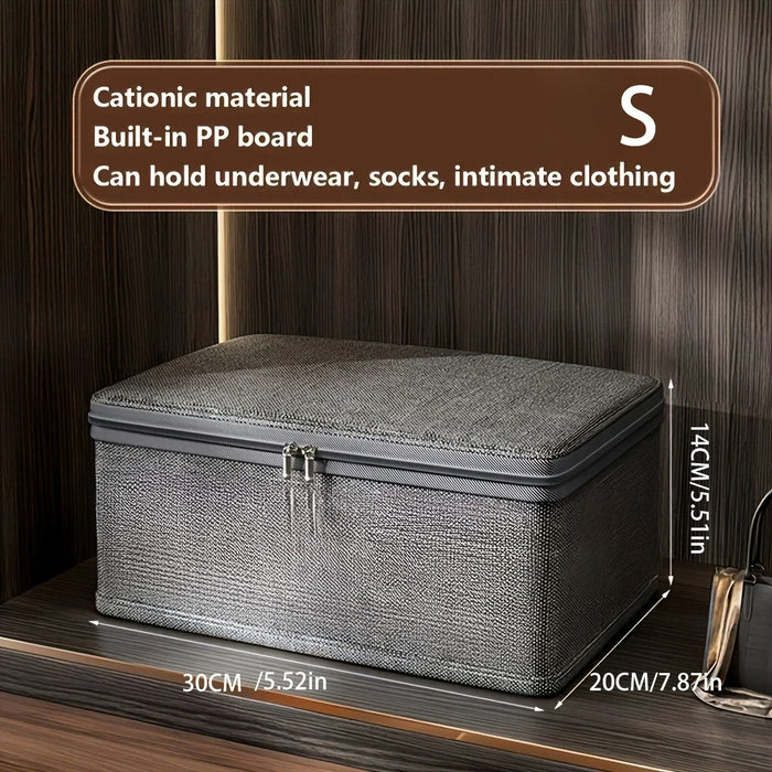 Multifunctional Box with , Large Capacity Quilt Storage Box Bra Storage Box Underwear Organizer