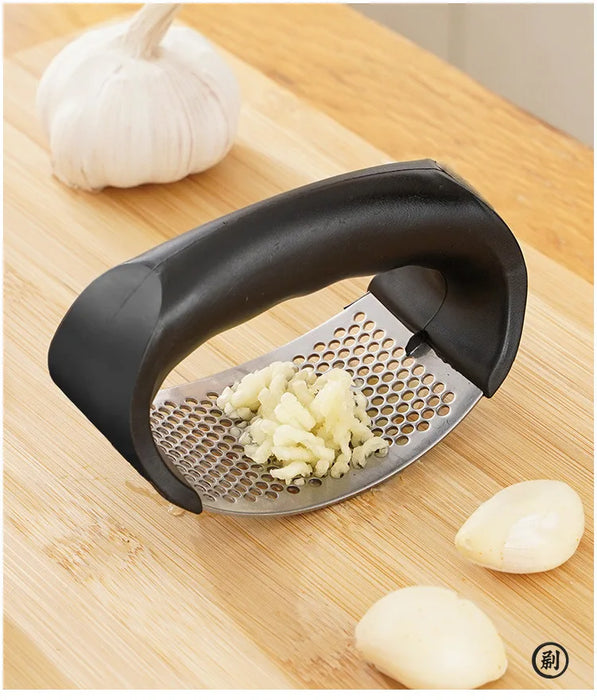 Stainless Steel Garlic Press Crusher Manual Garlic Mincer Chopping Garlic Tool Fruit Vegetable Tools Kitchen Accessories Gadget