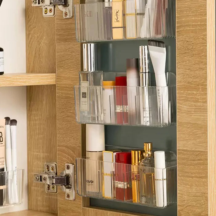 1 piece - Multi functional wall mounted storage box - suitable for storing daily medicines, cosmetics, lipstick, etc