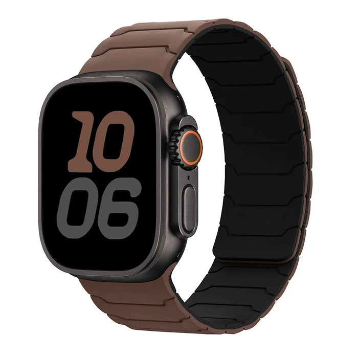 Strap For Apple Watch ultra 2 Band 49mm 45mm 44mm 40mm 42mm 46mm 41mm 38mm Magnetic Silicone Bracelet IWatch Series 10 SE 9 8 7