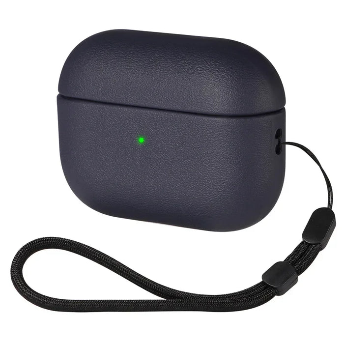 Leather grain Case For AirpPods Pro 2 For Airpods Pro 3 Case Airpods 4 3 Apple Bluetooth Earphone Accessories Protect Machine