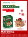 Lying reindeer micro block figure, 170 pieces, with box