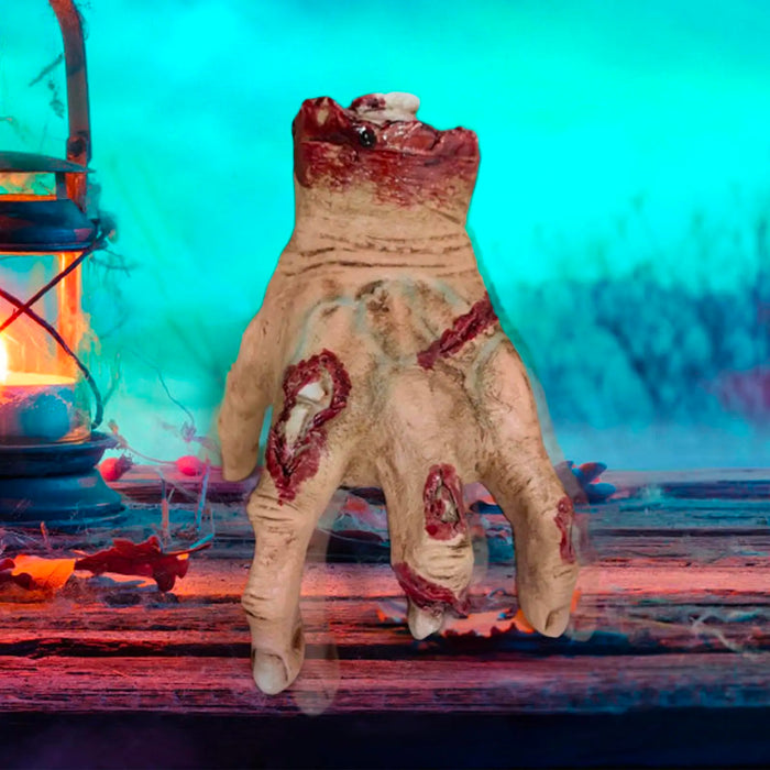 Halloween Animatronics Crawling Hand Decorations Sound Activated With Creepy Sound Scary Motion Haunted House Holiday Severed