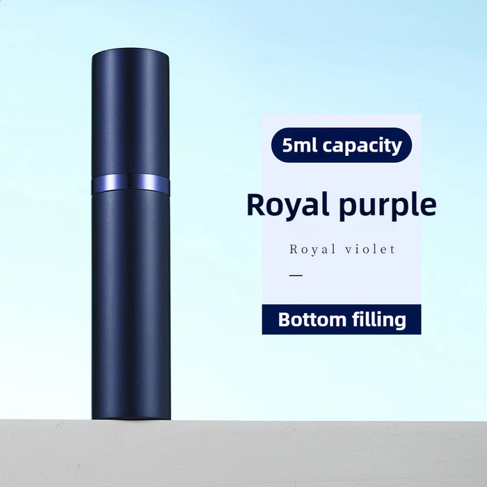 Purple 5 mL perfume atomizer