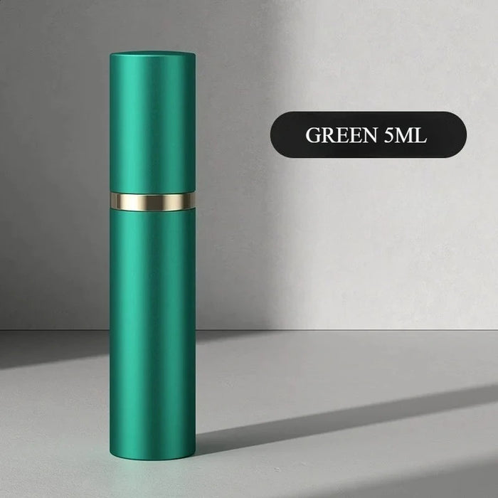Green 5 mL perfume atomizer