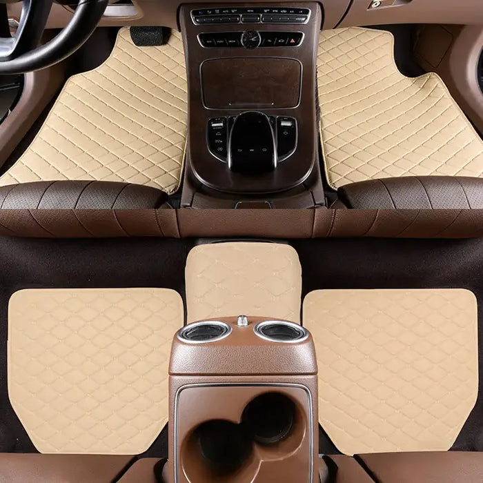 5 pcs Universal Waterproof Leather Car Floor Mats