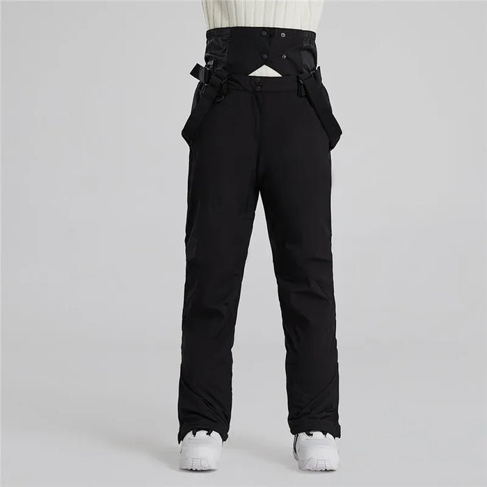Ski Pants Women Thick  Waterproof Winter Snow Pants Breathable Overalls