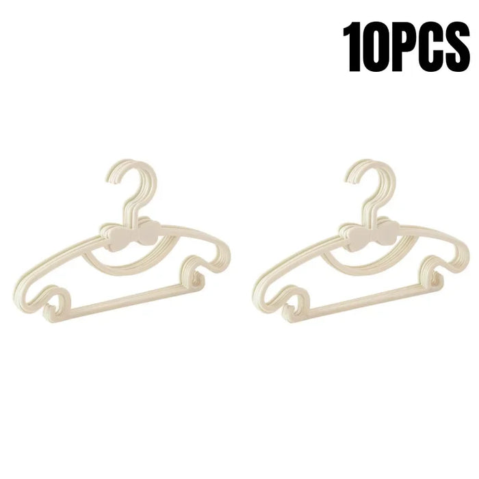 5-50Pcs Baby Hangers Plastic Kids Clothes Storage Hanger for Nursery Children Hangers Toddler Infant Portable Coats Home Rack