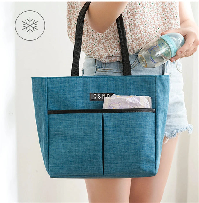 Portable Insulated Large Capacity Thermal Lunch Bag