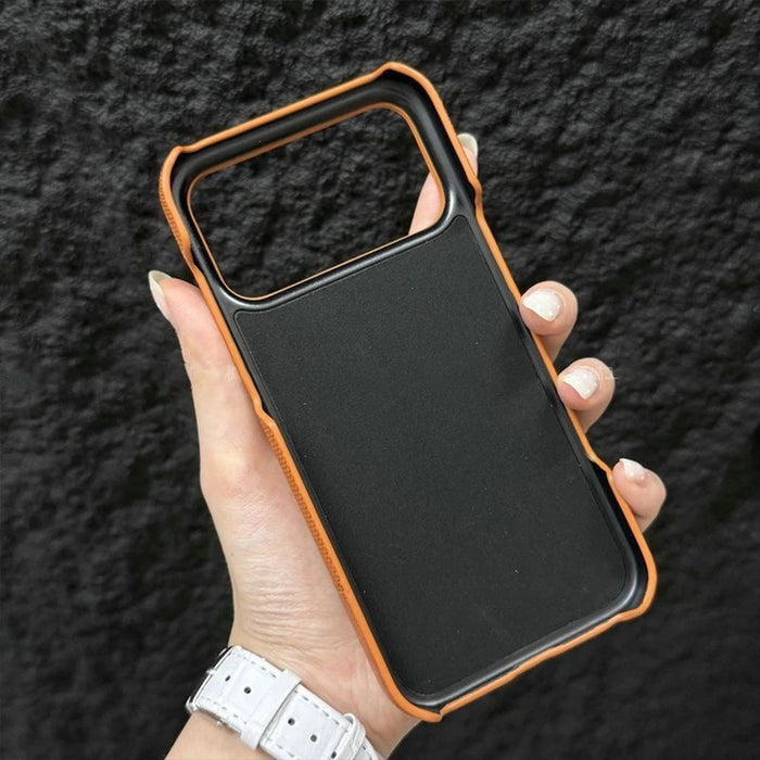 Original Splice Leather Nylon Fabric Case For iPhone 17 Air 16 15 14 Plus 13 12 Pro Max Frameless Cooling Matte Shockproof Cover