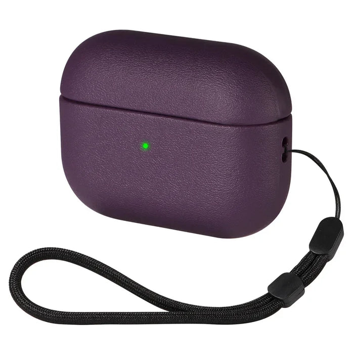 Leather grain Case For AirpPods Pro 2 For Airpods Pro 3 Case Airpods 4 3 Apple Bluetooth Earphone Accessories Protect Machine