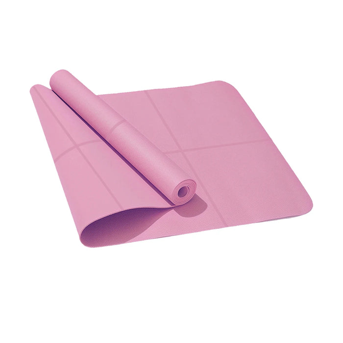 Yoga Mat Anti-skid Sports Fitness Comfort Foam 4MM Thick Yoga Mat for Exercise Yoga and Pilates Gymnastics Mat