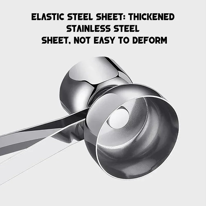 Egg Eggshell Opener Eggshell Cutter 304 Stainless Steel Double Head Egg Topper Shell Opener Boiled Raw Egg Creative Kitchen Tool