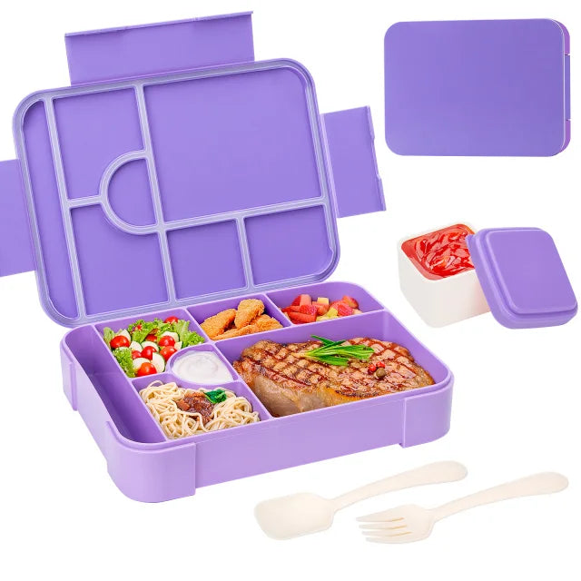 1100ml Lunch Box Microwavable Bento Box Tritan Interlayer Leakproof Storage Box Hermetic Containers Students Adults School