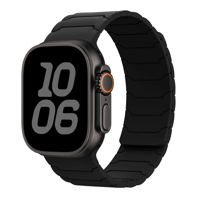 Strap For Apple Watch ultra 2 Band 49mm 45mm 44mm 40mm 42mm 46mm 41mm 38mm Magnetic Silicone Bracelet IWatch Series 10 SE 9 8 7