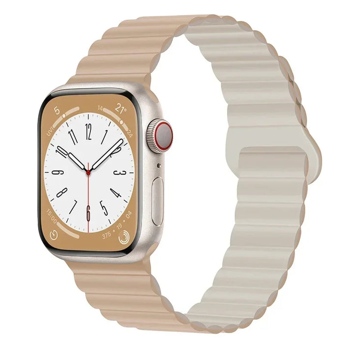 Magnetic Loop Band For Apple Watch Ultra 2 49mm 45mm 44mm 40mm 41mm 42mm Silicone Bracelet iWatch Series 9 8 7 6 SE 5 4 3 Strap