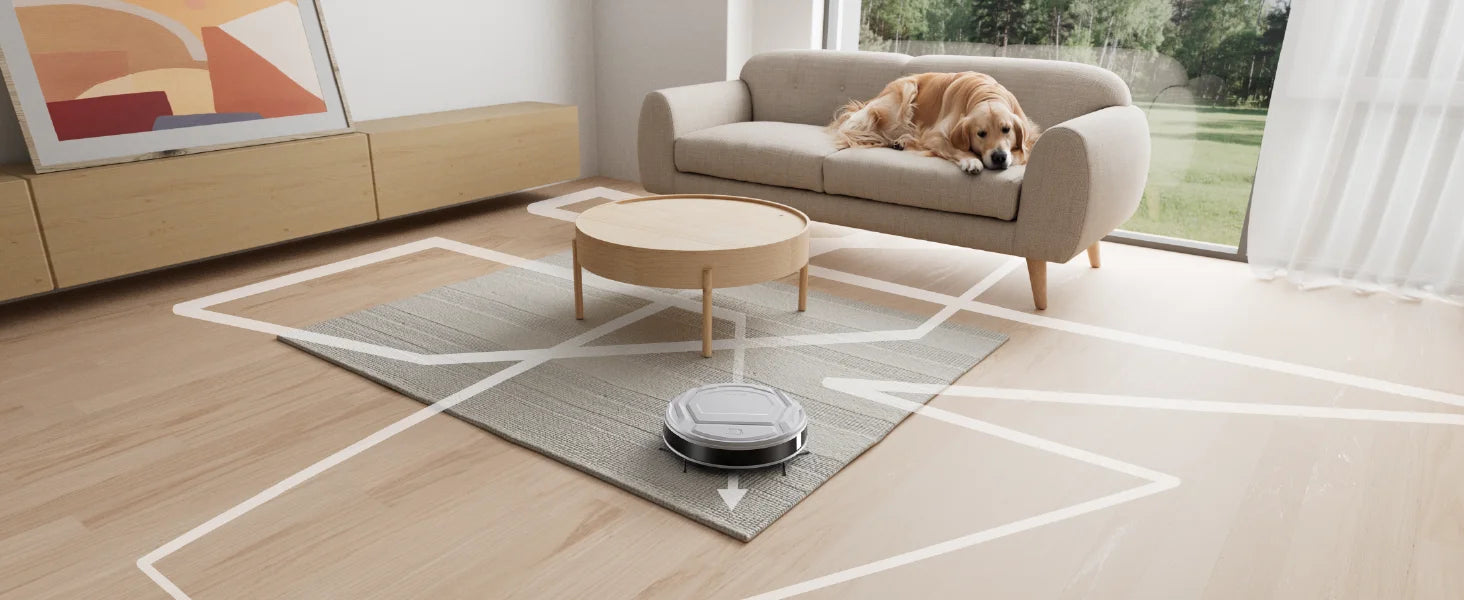 Lefant M210 Pro Robot Vacuum Cleaner, 2200Pa Powerful Suction, 120 Mins Runtime, Automatic Self-Charging,Wi-Fi/App/Alexa Control