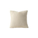 Beige textured knit cushion cover