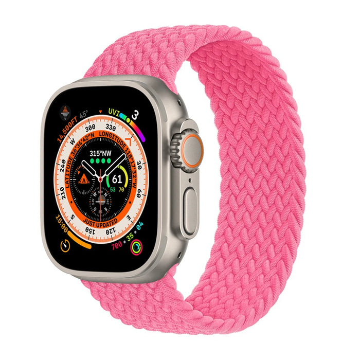 Braided Solo Loop For Apple Watch Strap 44mm 40mm 45mm 41mm 49mm 42mm 46mm Bracelet iWatch Series 10 9 SE 8 7 6 5 4 Ultra 2 Band
