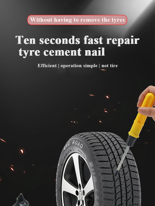 10/20/30pcs Car Vacuum Tyre Repair Nail Set Motorcycle Tire Puncture Repair Kit for Auto Bike Tubeless Tire Repair Rubber Nails