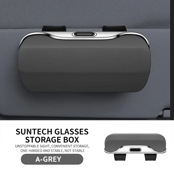 New Car Glasses Box Portable Car Glasses Frame Car Driving Glasses Frame Glasses Box Sunshade Glasses Auto Interior Accessories