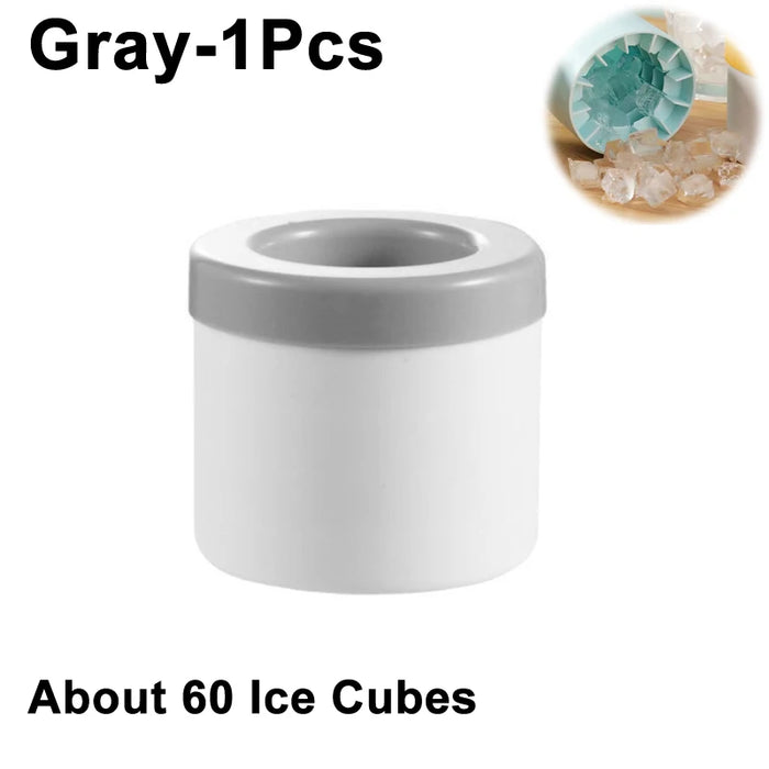 4/6/8/15/160 Grid Big Ice Tray Mold Giant Jumbo Large Food Grade Silicone Ice Cube Square Tray Mold DIY Ice Maker Ice Cube Tray