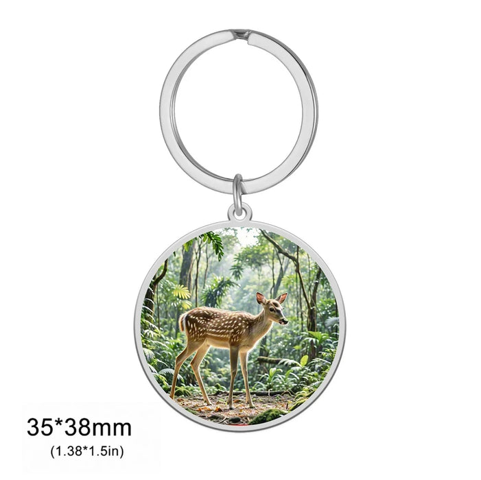 Custom Photo Keychain Stainless Steel Keyring Rectangle Heart Shape Personalized Picture Key Holder Jewelry Valentine's Day Gift