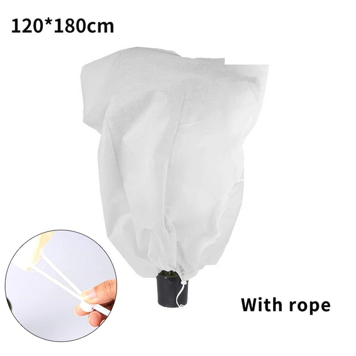 Non-woven Fabric Plant Protection Cover Fruit Protection Bag Winter Plant Coldproof Frost Prevention Mesh Plant Cover Antifreeze