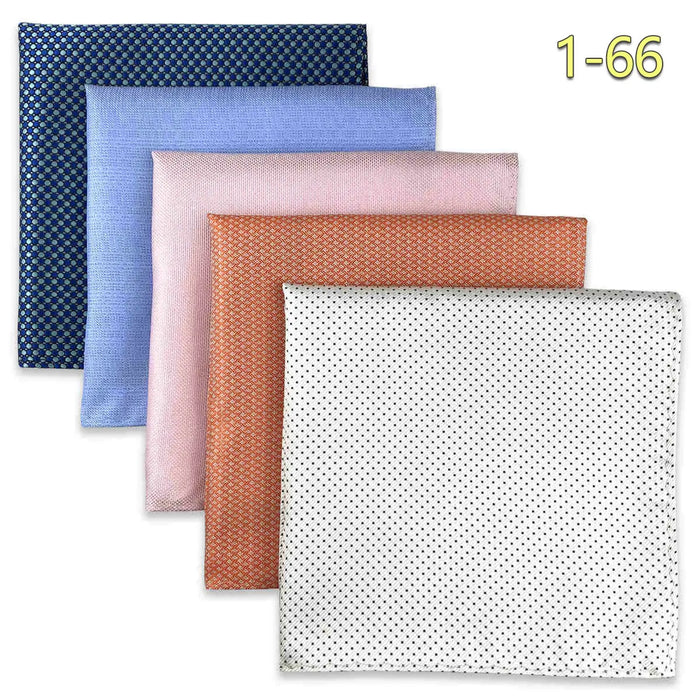 5 Pieces Mens Pocket Squares Wedding Handkerchiefs Set Fashion Formal Bundle Luxury Unique