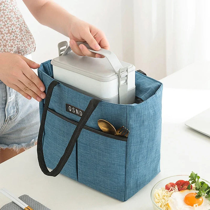 Portable Insulated Large Capacity Thermal Lunch Bag