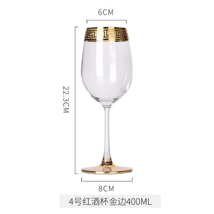 Phnom Penh European Glass Brandy Champagne Glasses Tall Wine Glasses Crystal Wine Glasses Table Household Glasses