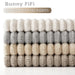 Stack of folded corduroy cushion covers, covers only, no inserts