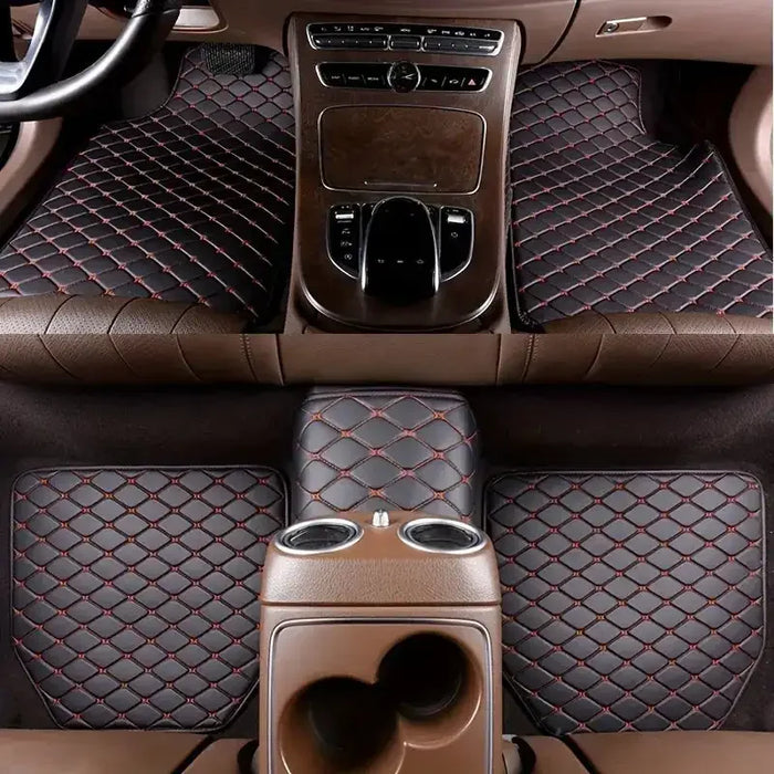 5 pcs Universal Waterproof Leather Car Floor Mats