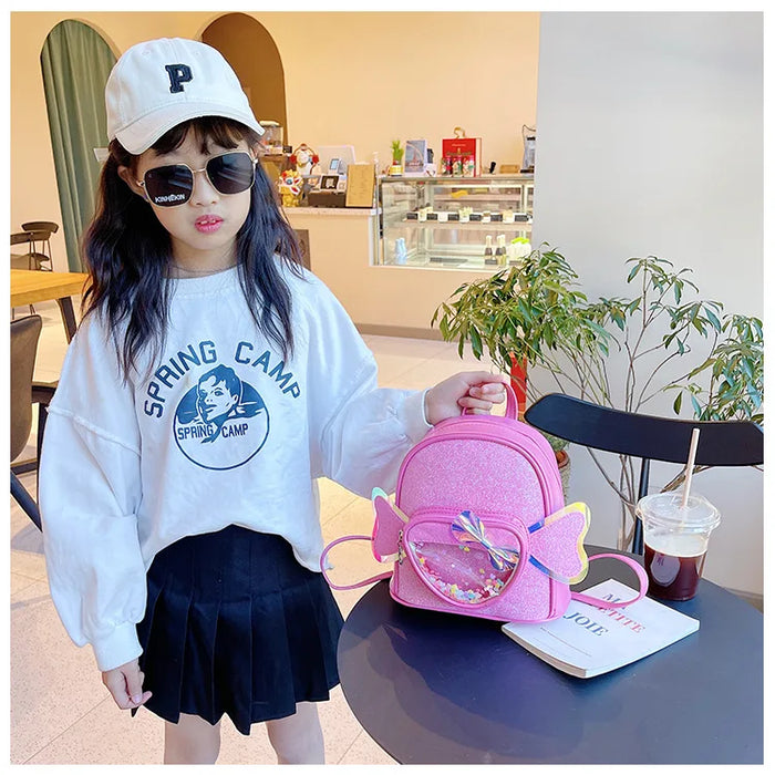 Children's PU Cartoon Bag Personalized Name Lightweight