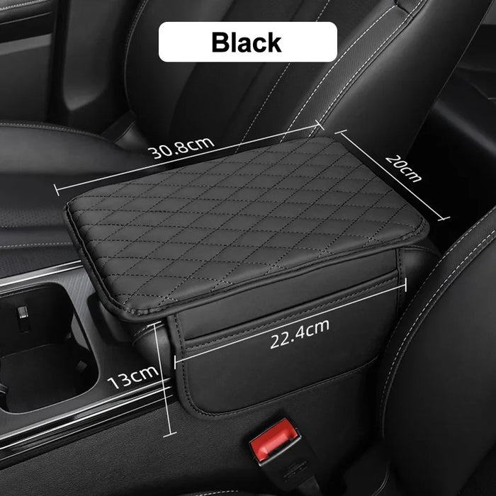 Increase the height of the car armrest box with padding, side storage bags, interior decoration, and universal storage bags