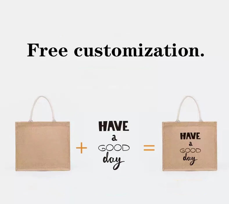 Personalized Jute Bag Bridesmaid Gift Bag