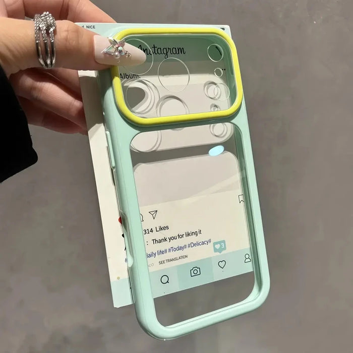 Luxury Candy Clear Phone Case For IPhone 11 12 13 14 15 16 17 18 Pro Max Plus Air Transparent Shockproof Bumper Back Cases Cover