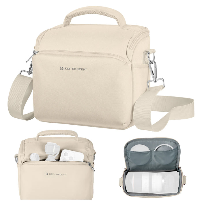K&F Concept Crossbody Bag Camera Waterproof Bag Shoulder Backpack DSLR/SLR Camera Cases Photography Outdoor Bags For Nikon Canon