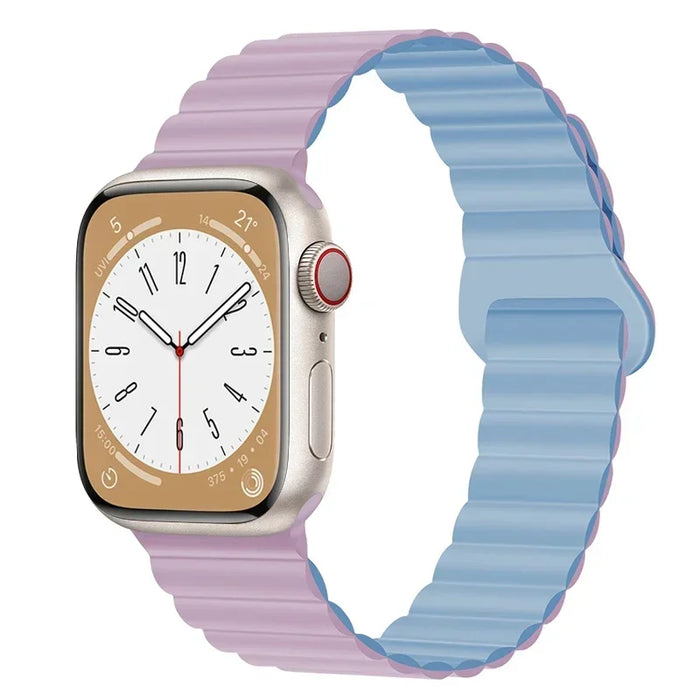Magnetic Loop Band For Apple Watch Ultra 2 49mm 45mm 44mm 40mm 41mm 42mm Silicone Bracelet iWatch Series 9 8 7 6 SE 5 4 3 Strap