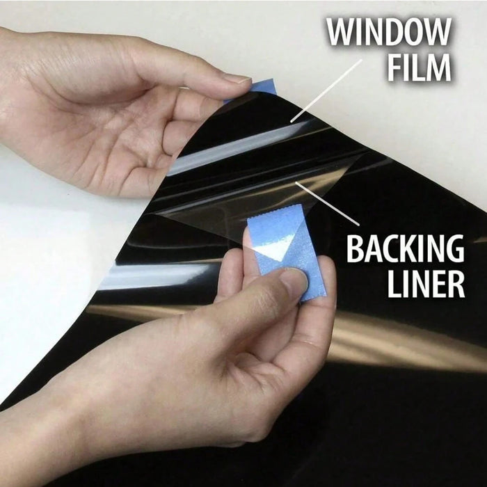 Peel and stick-100% blackout window film, glass sunscreen privacy protection film, home anti-peep modern holographic window stic