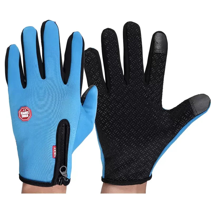 Waterproof Winter Gloves For Men Perfect with Touchscreen and Zipper