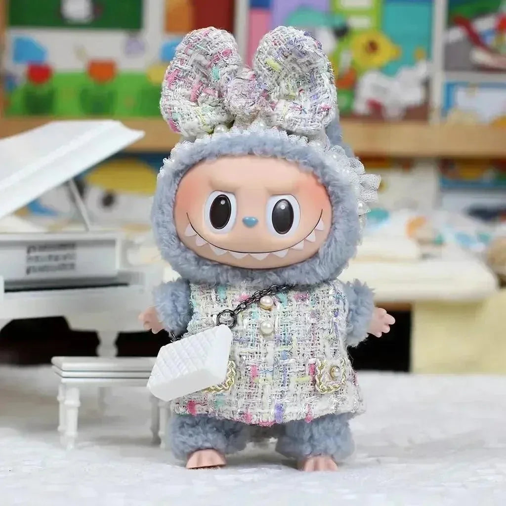 Labubu Doll Clothes Outfit Accessories For Korea Kpop Exo Labubu Idol V1 V2 Skirt sweater Clothing Gift